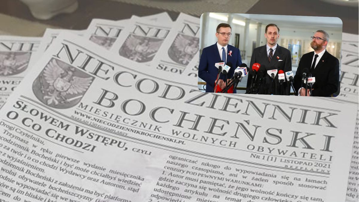 Lokalna gazeta wydawana przez działaczy Konfederacji