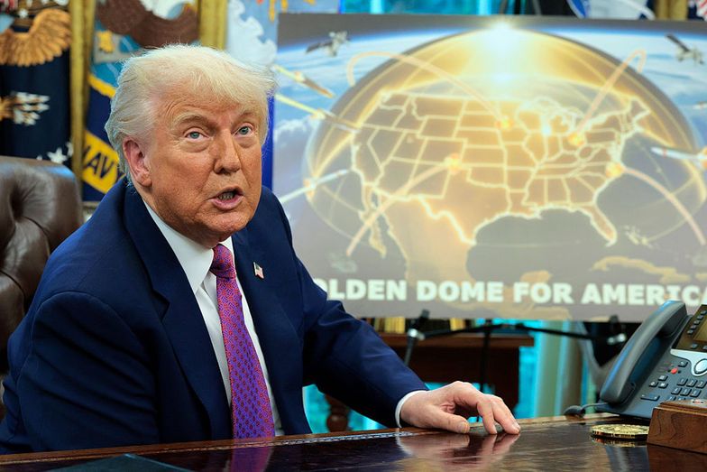 President Trump Makes Announcement With Defense Secretary Hegseth In The Oval Office
WASHINGTON, DC - MAY 20: U.S. President Donald Trump speaks in the Oval Office at the White House on May 20, 2025 in Washington, DC. President Trump announced his plans for the "Golden Dome," a national ballistic and cruise missile defense system. (Photo by Chip Somodevilla/Getty Images)
Chip Somodevilla
bestof, topix
