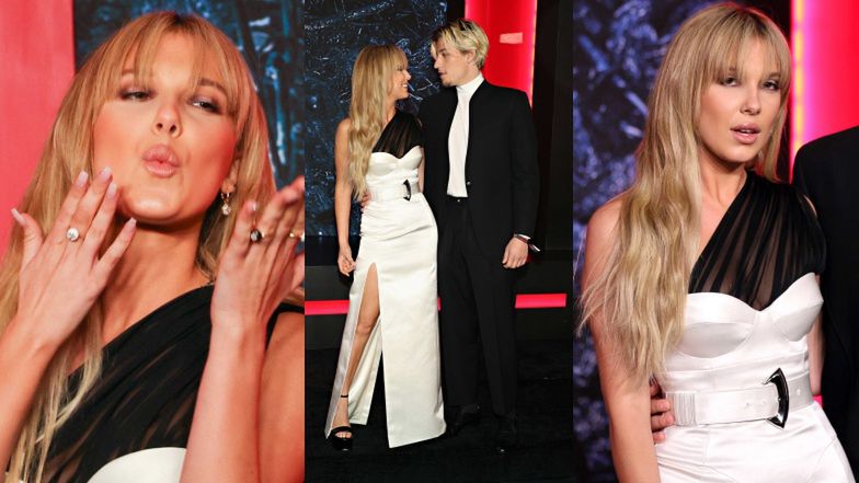 Millie Bobby Brown i Jake Bongiovi na premierze czwartego sezonu "Stranger Things"