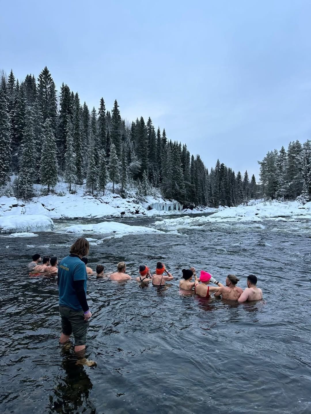 Siostry Bohosiewicz na morsowaniu