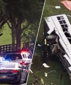 Wypadek autobusu na Florydzie. Osiem osób nie żyje, wiele jest rannych