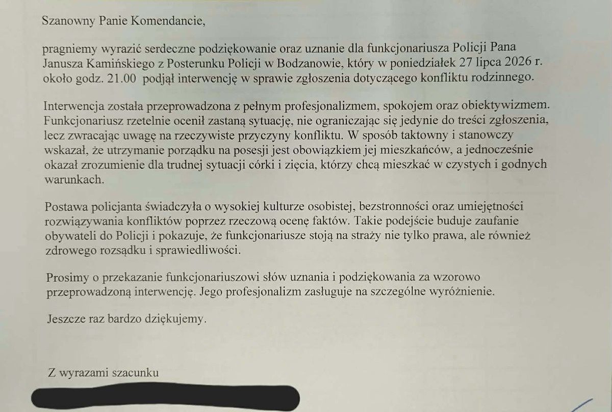 Dzielnicowy z Bodzanowa