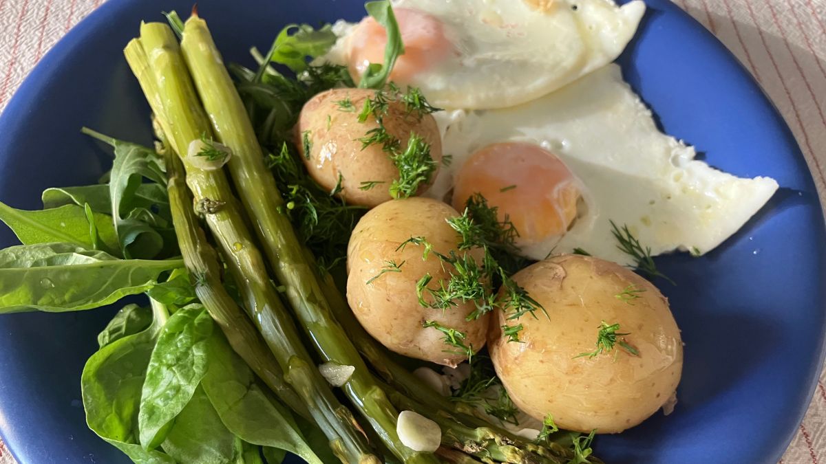 Obiad z warzywami sezonowymi zrobiłam w niecałe 30 minut