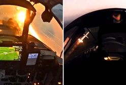 MiG-29 uderzył o świcie w rosyjskie cele. Moment ataku rakietami z USA