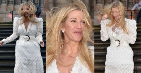 Ellie Goulding stawia czoła matce naturze na schodach Muzeum Historii Naturalnej