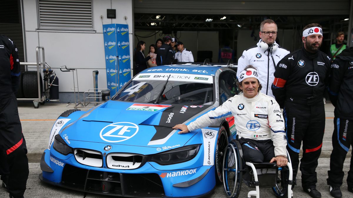 Zdjęcie okładkowe artykułu: Materiały prasowe / BMW / Na zdjęciu: Alex Zanardi i jego BMW M4 DTM