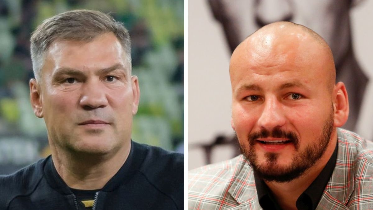 Na zdjęciu: Dariusz Michalczewski i Artur Szpilka (fot. WP/Anna Klepaczko)