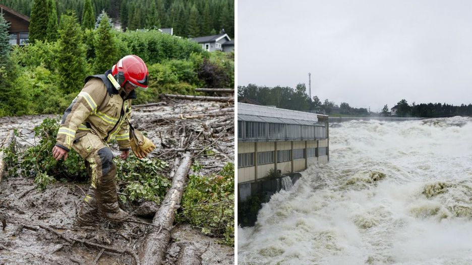 Powodzie w Norwegii i Szwecji
