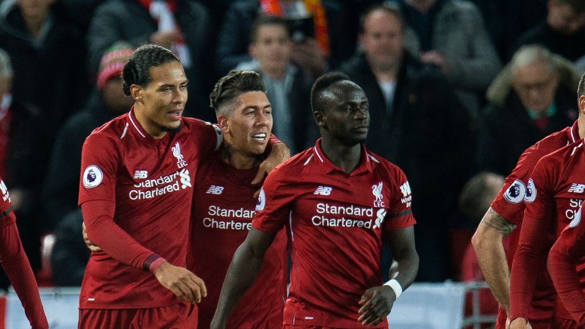 radość piłkarzy Liverpool FC