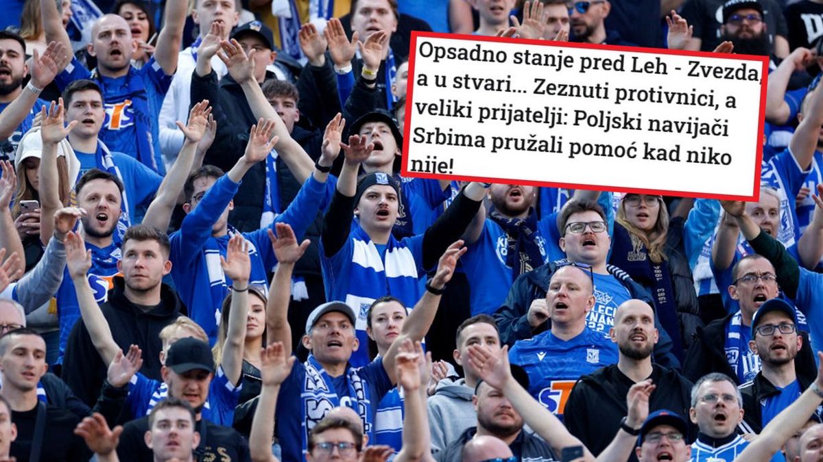 Getty Images / Matteo Ciambelli/DeFodi Images / Na zdjęciu: kibice Lecha Poznań