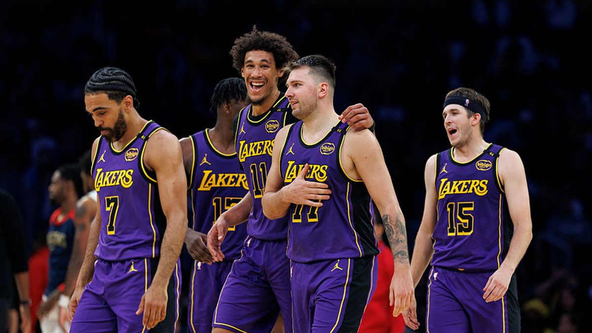 Getty Images / Gina Ferazzi / Los Angeles Times  / Na zdjęciu: koszykarze Los Angeles Lakers
