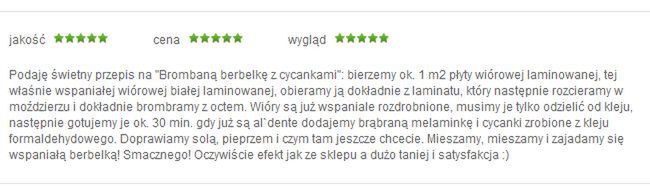 Sekretne życie paneli podłogowych, czyli magia komentarzy w markecie budowlanym 11