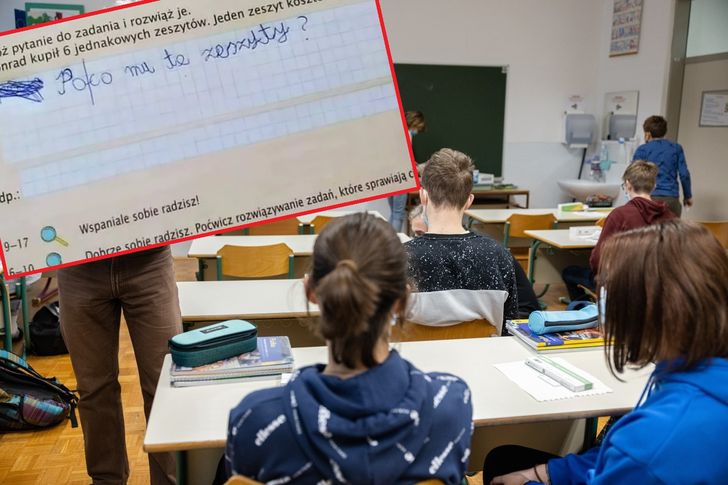 Rodzic opublikował zadanie. Odpowiedź ucznia rozbroiła nauczycielkę