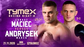Boks. Tymex Boxing Night 14. Łukasz Maciec: Zaczynam ze wszystkim od zera, chciałbym walk wieczoru