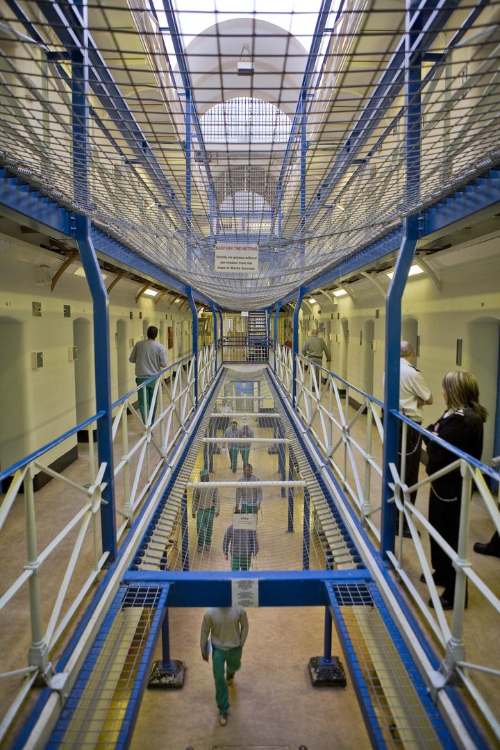 Wnętrze więzienia HMP Wandsworth