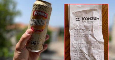 Kupił dwa piwa w Chorwacji. Nie mógł uwierzyć, gdy sprawdził paragon