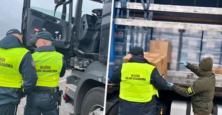 Zatrzymali ciężarówkę z Hiszpanii. Odkrycie służb pogrążyło kierowcę