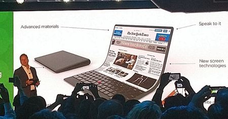Lenovo: elastyczny ekran w laptopie miałby zastąpić nawet zawiasy