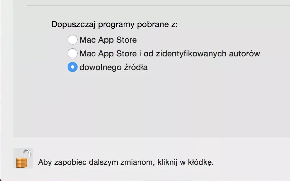 „Dowolne źródło”? Tego już nie będzie w macOS Sierra