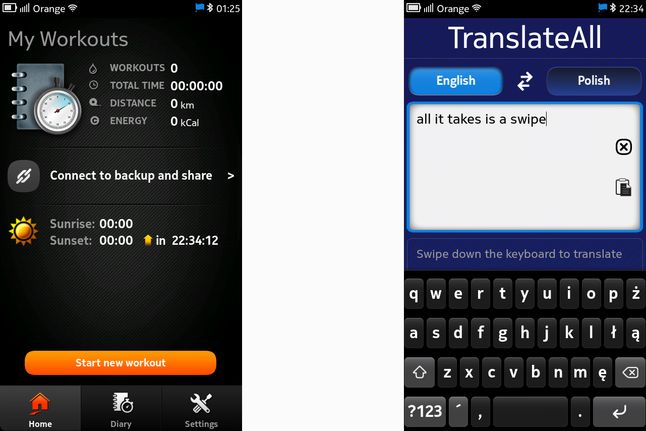 Sport Tracker i TranslateAll