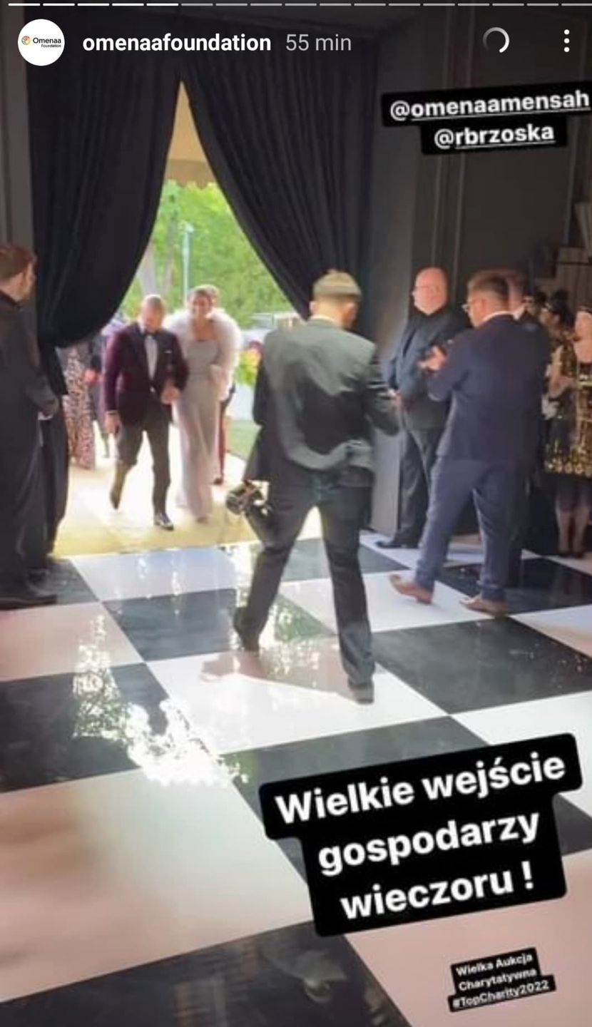 Omenaa Mensah, Rafał Brzoska - Wielka Aukcja Charytatywna Top Charity