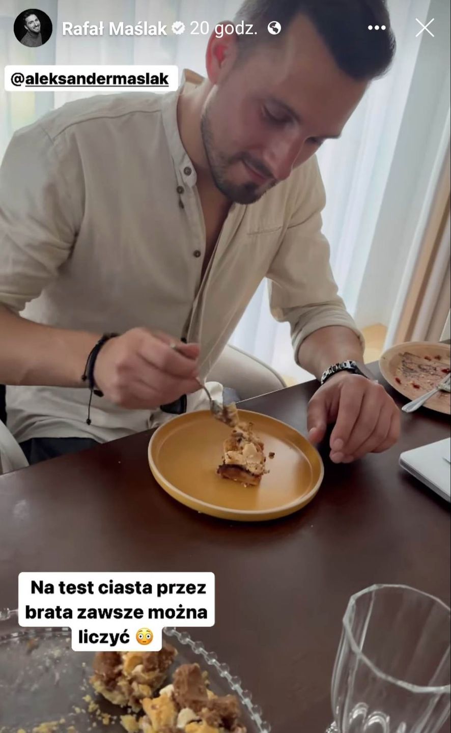 Rafał Maślak pokazał brata
