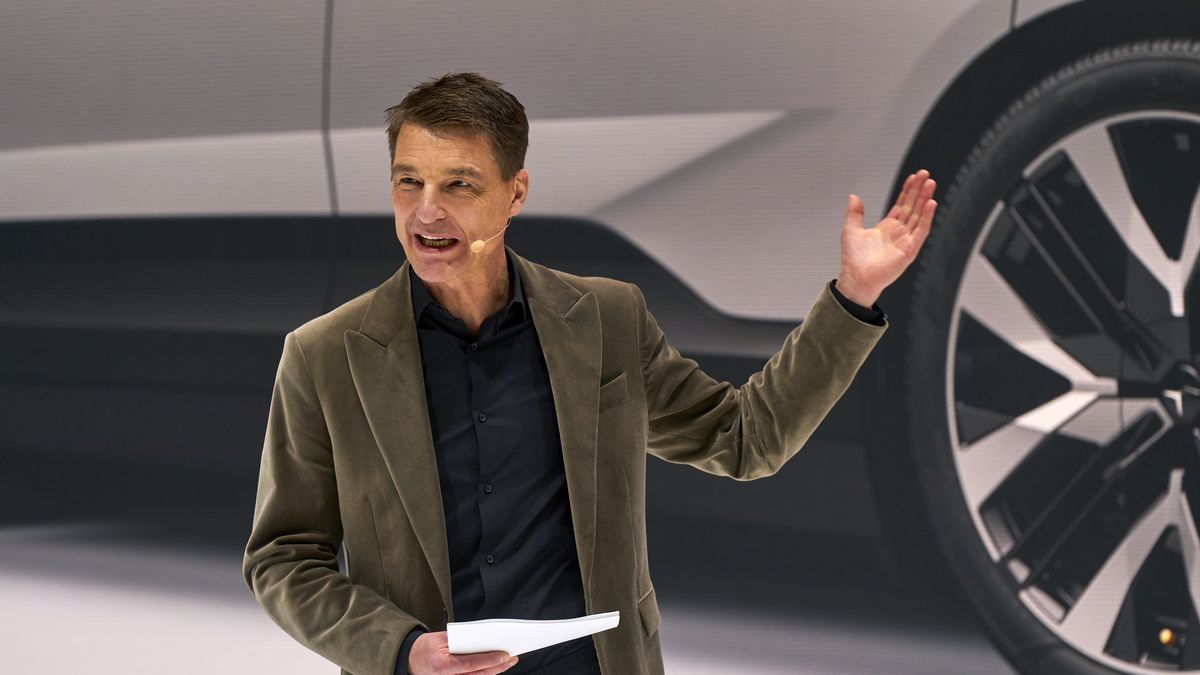 Thomas Ingenlath, chief executive officer of Polestar Automotive Holding, during the 2024 New York International Auto Show (NYIAS) in New York, US, on Wednesday, March 27, 2024. The event, which first opened in November 1900, is North America's oldest and largest attended auto show. Photographer: Bing Guan/Bloomberg via Getty Images