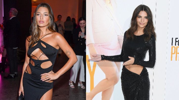 Sukces Emily Ratajowski! Modelka zapozowała do zdjęcia z Julią Wieniawą w Paryżu 