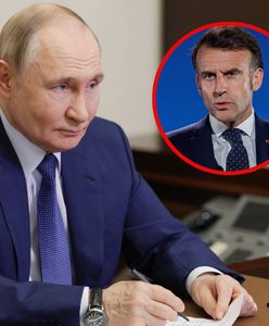 "Dogłębna wymiana poglądów". Kreml o szczegółach rozmowy Putin-Macron
