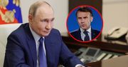 "Dogłębna wymiana poglądów". Kreml o szczegółach rozmowy Putin-Macron