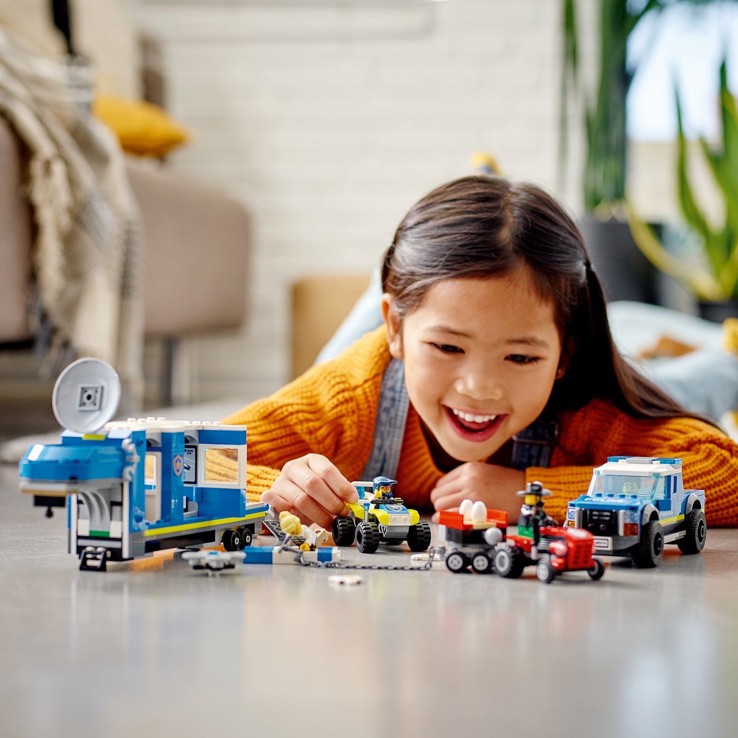 little girl & LEGO