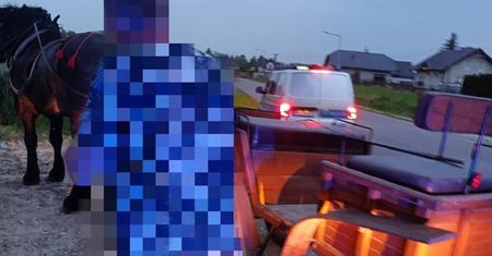 Z ponad 3 promilami powoził zaprzęgiem konnym. Grozi mu surowa kara