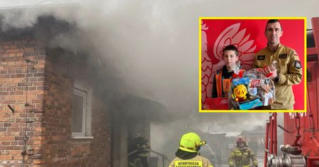 Bohaterski czyn 13-latka. Uratował 7-letnią siostrę z płonącego mieszkania