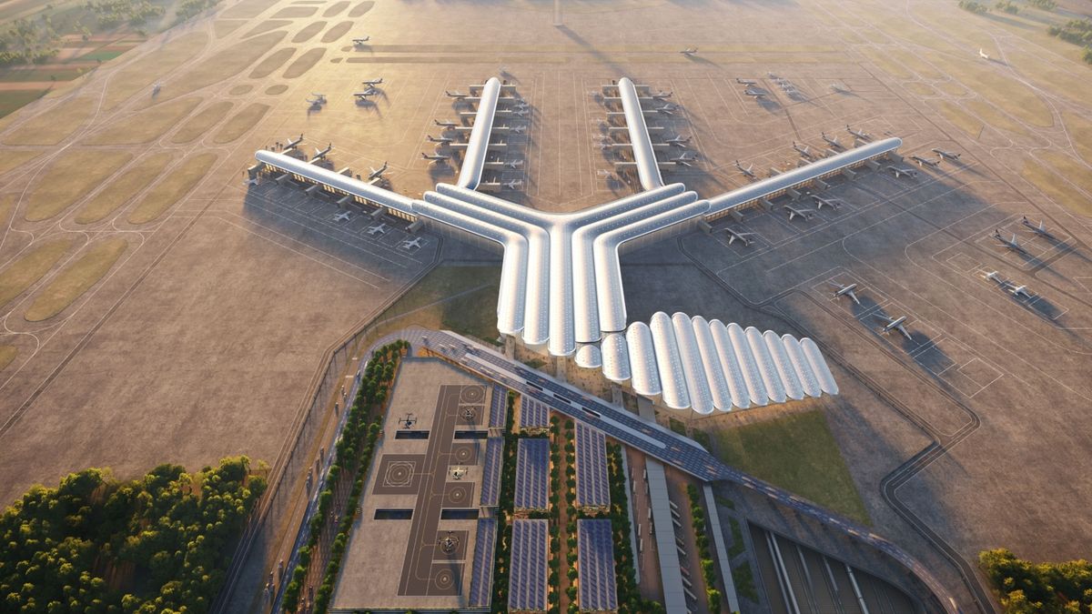 Wizualizacja Centralnego Portu Komunikacyjnego