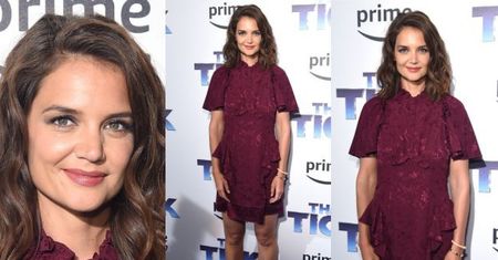 Katie Holmes chwali się nogami na premierze serialu