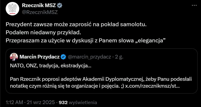 Odpowiedź Pawła Wrońskiego 