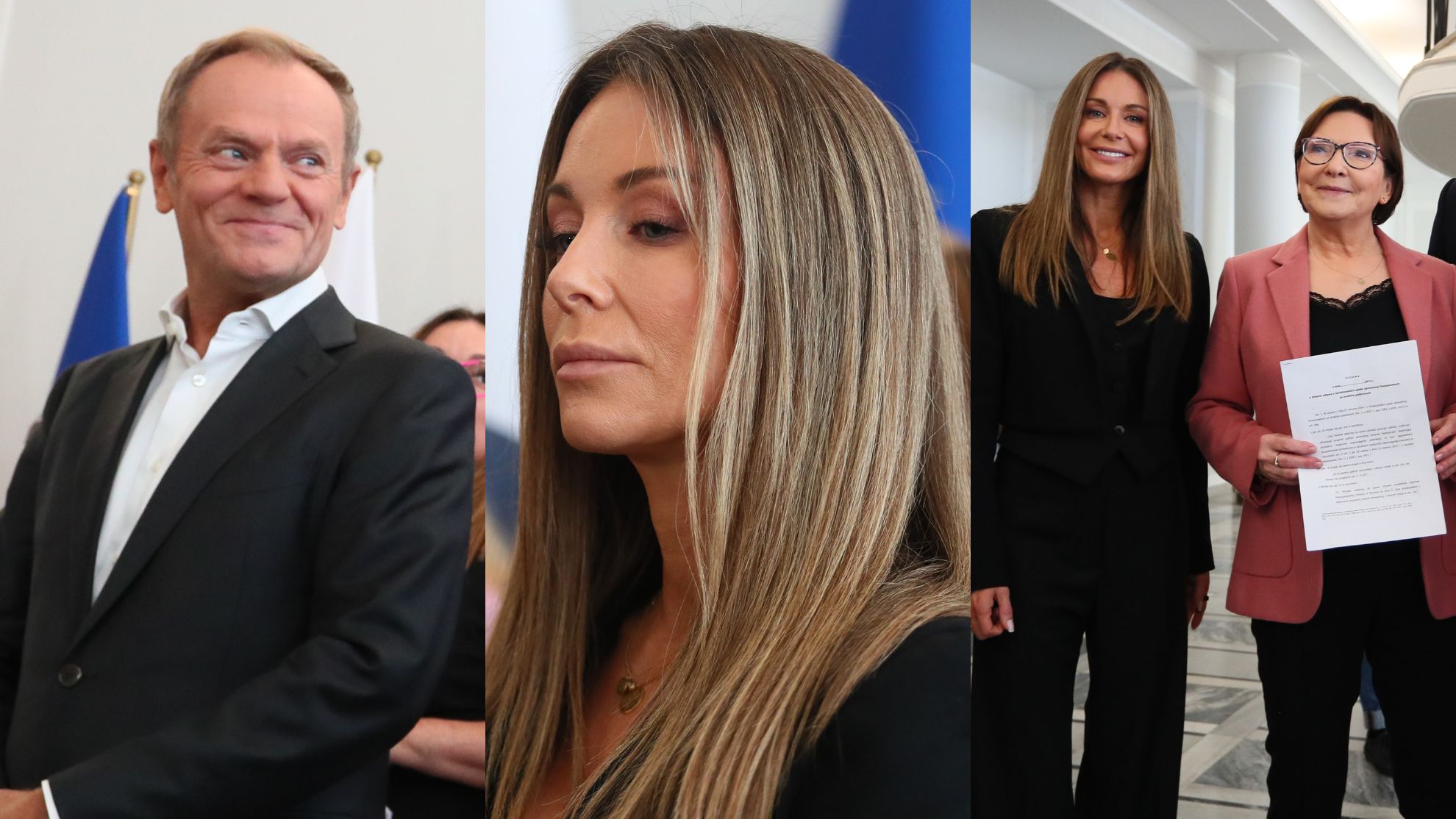 Małgorzata Rozenek mówi "tak" in vitro w towarzystwie Donalda Tuska i Ewy Kopacz