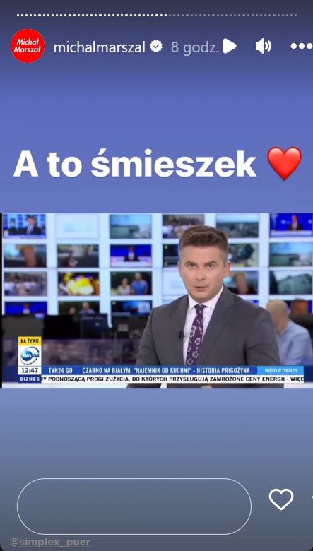 Mateusz Walczak w TVN24