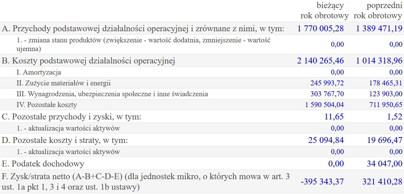 Wyniki finansowe Silver TV