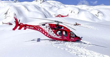 Koszmar w Alpach. Helikopter zsunął się ze zbocza. Są ofiary