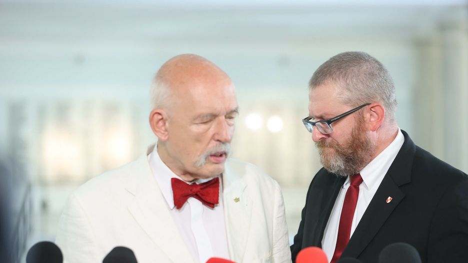 Janusz Korwin-Mikke i Grzegorz Braun