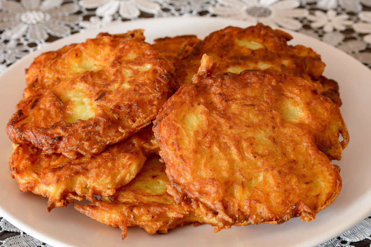 Enhance potato pancakes with nutritious red lentils
