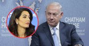 Chcą aresztować premiera Izraela. Amal Clooney podpisała pozytywną opinię