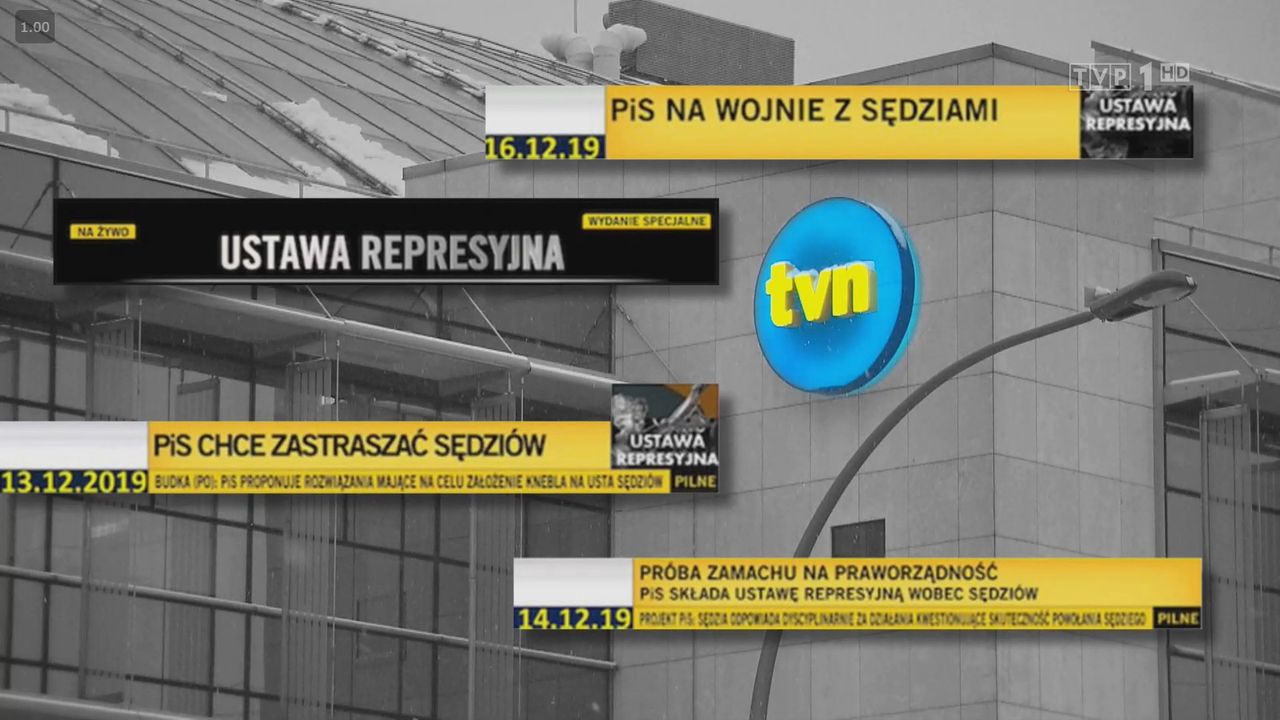 TVP wypomina stacji TVN "paski".