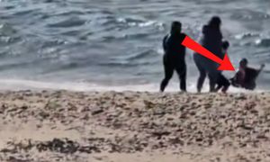 Była czerwona flaga. Ratownicy skończyli pracę. Po chwili takie sceny