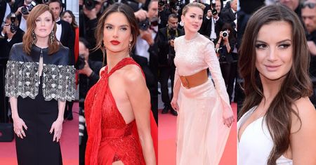 Cannes 2019: Eleganckie gwiazdy pozują na premierze "Les Miserables". Julianne Moore w czerni, seksowna Alessandra Ambrosio i zadowolona Amber Heard (ZDJĘCIA)