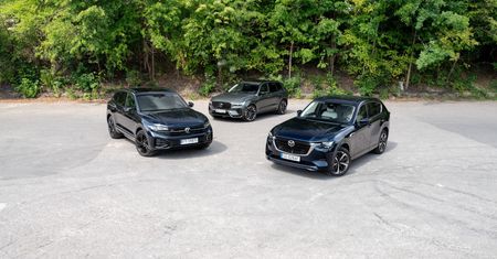 Porównanie: Mazda CX-60 vs Volkswagen Touareg vs Volvo XC60 – SUV-y z aspiracjami