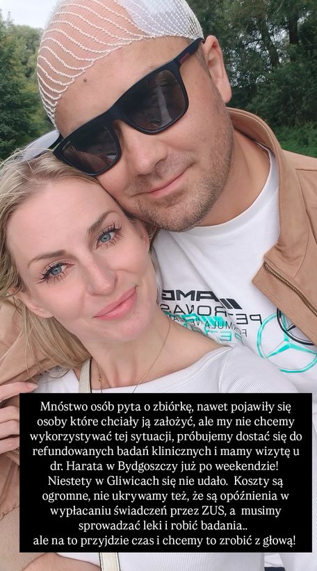 Anita Szydłowska o leczeniu męża