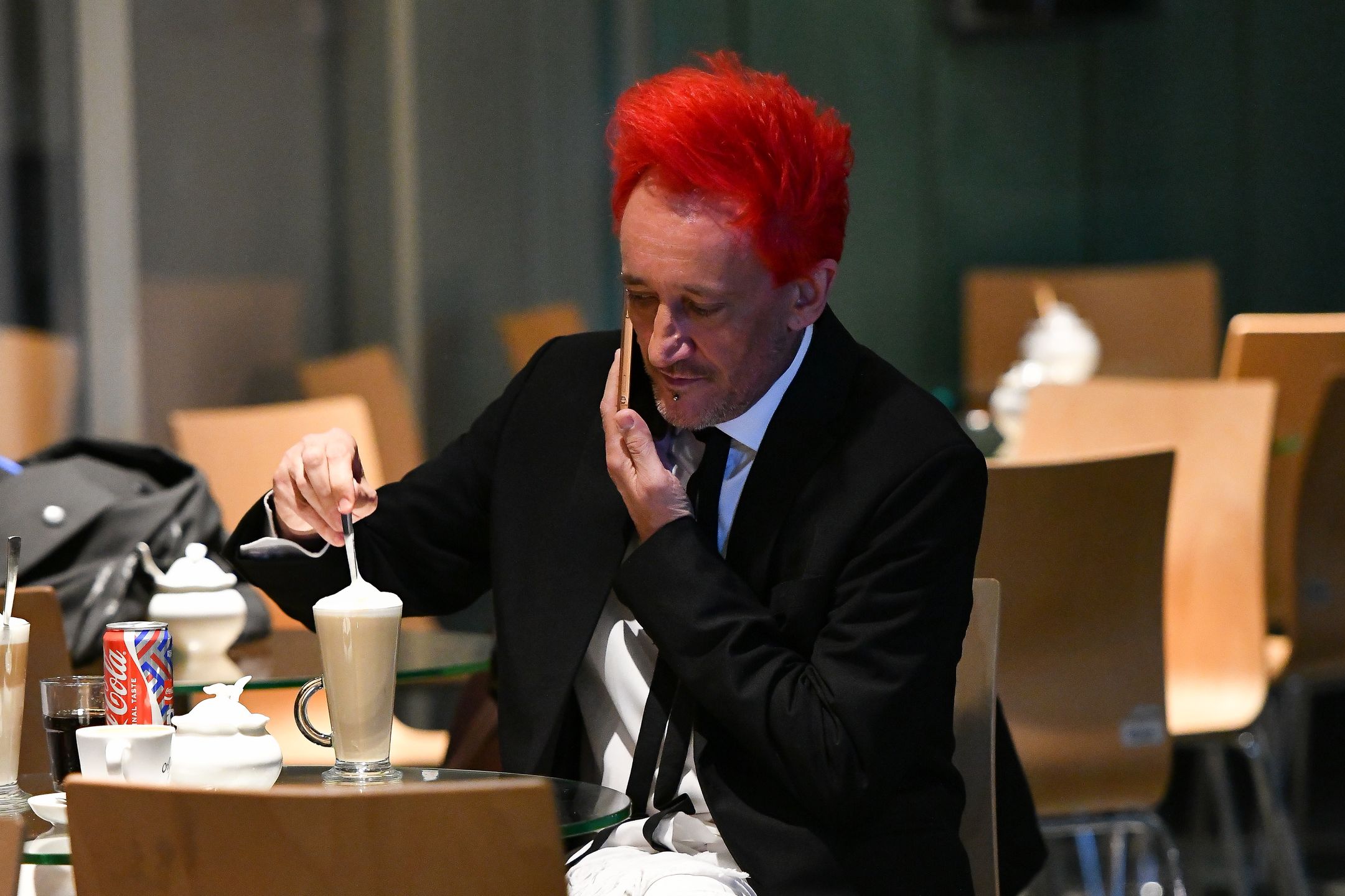 Michał Wiśniewski świętuje przy kawie i naleśnikach