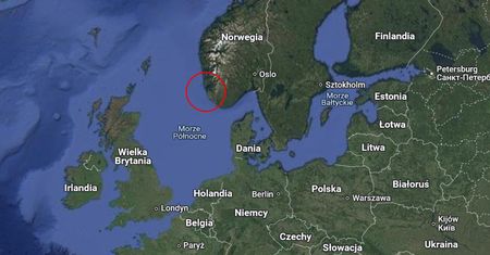 Statek płynął z Rosji. Nagle zatrzymał się u wybrzeży Norwegii